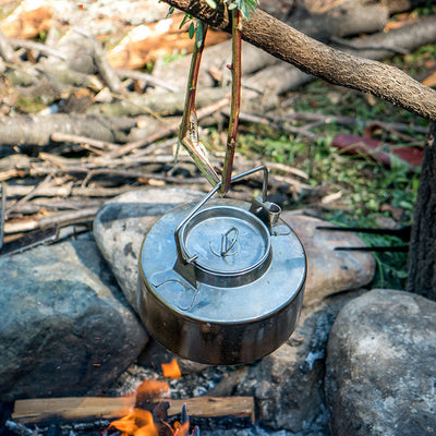 Camping Stainless Steel Kettle