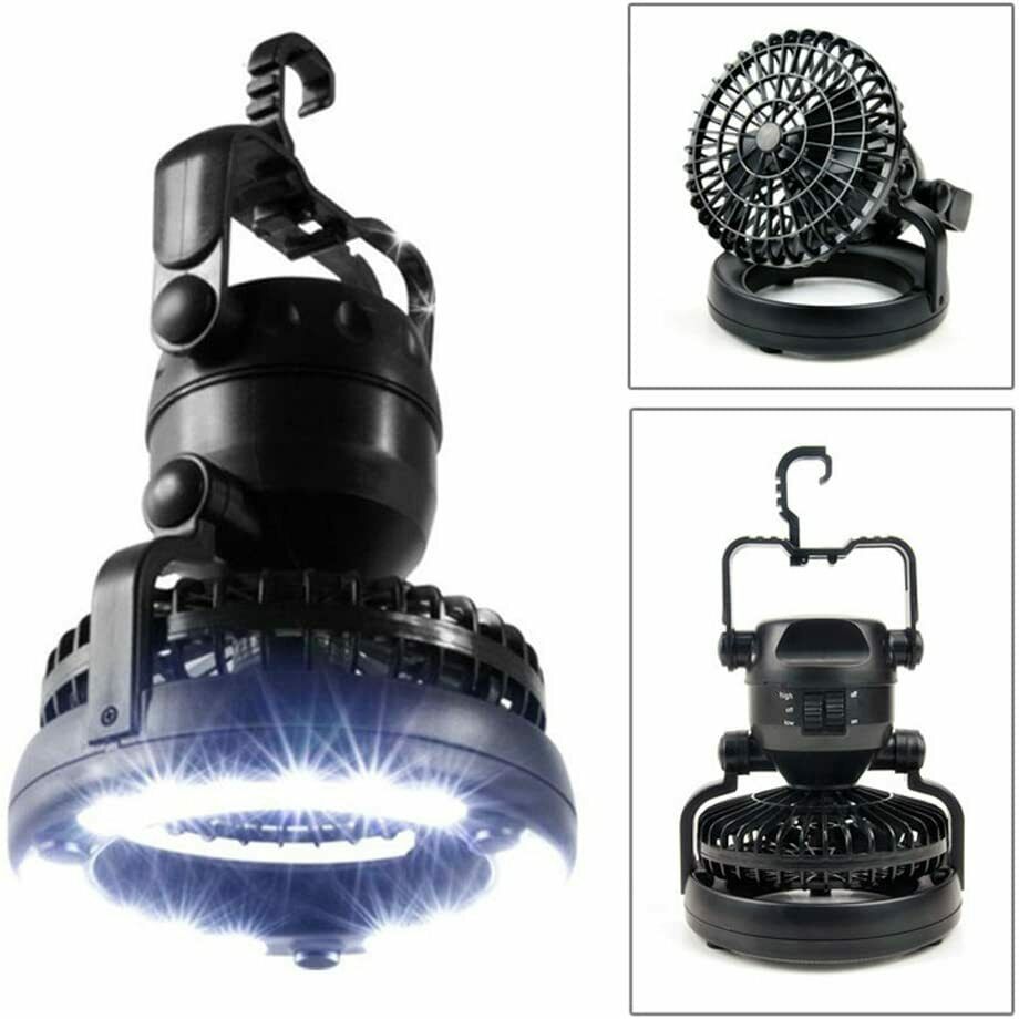 -1 Portable Camping Tent Light & Fan